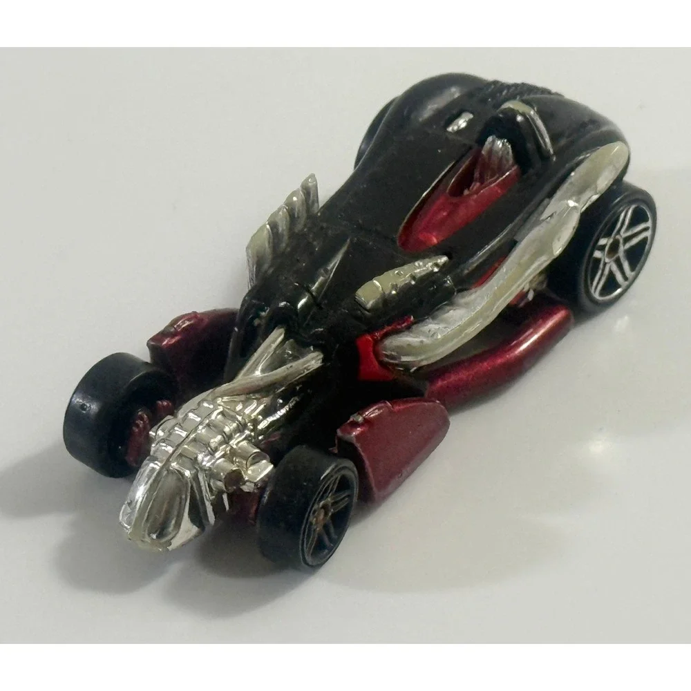 2008 Hot Wheels Mystery Car #192 #20 Salt Flat Racer Blue PR 5 Wheels 1/64 Loose
